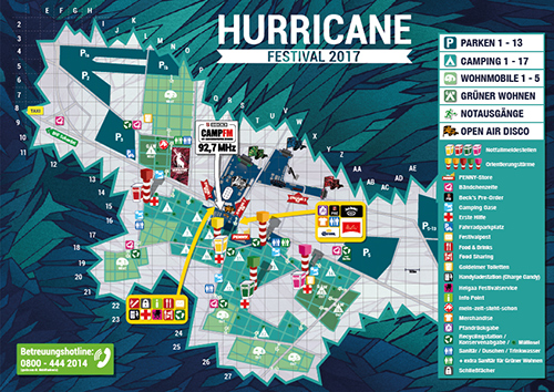 Hurricane Karte