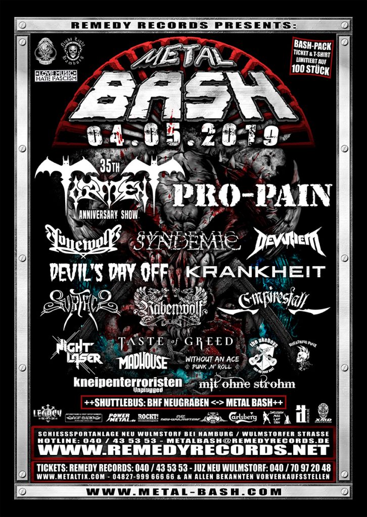 Metal Bash 2019 Flyer